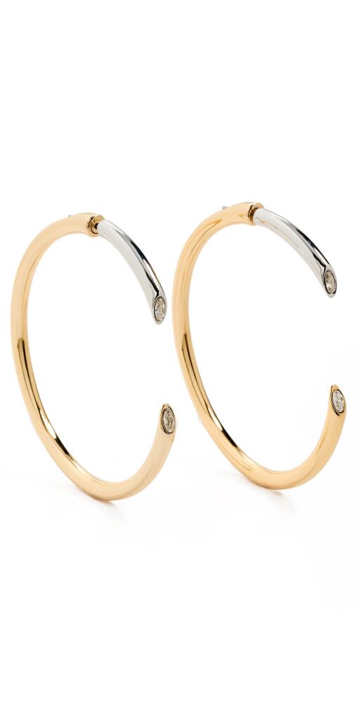 DEMARSON Gigi Hoops 12K Shiny Gold/Ir Cover