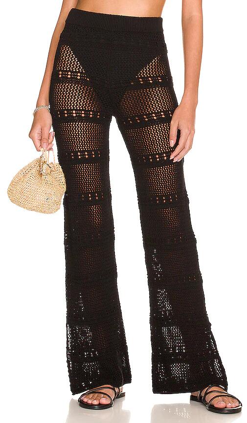 Tularosa Hayden Crochet Pant in Black Cover