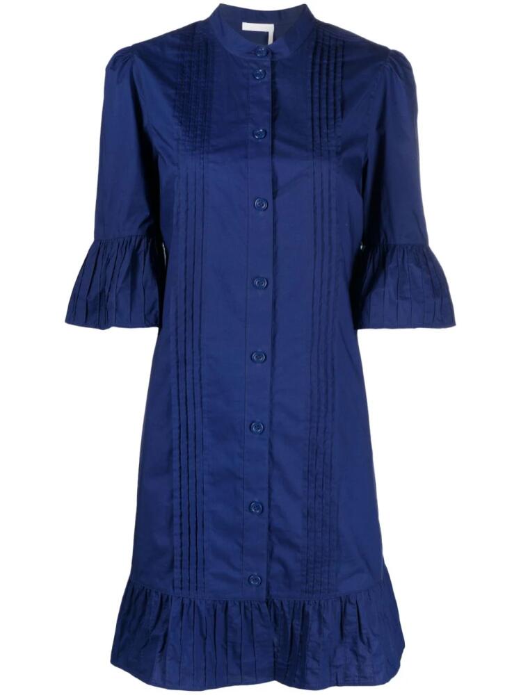 See by Chloé City cotton shirt dress - Blue Cover