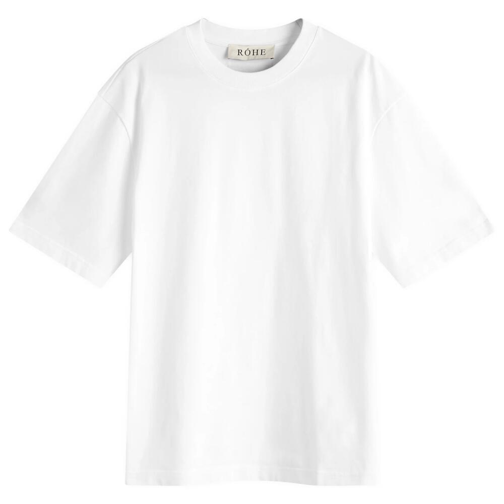 Róhe Men's Oversized T-Shirt in Optic White Cover