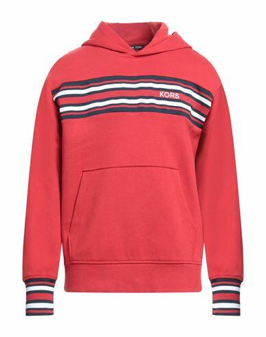 Michael Kors Mens Man Sweatshirt Red Cotton, Viscose Cover