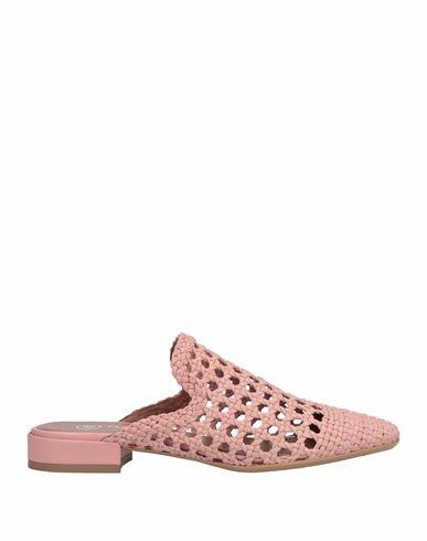 Pas De Rouge Woman Mules & Clogs Pastel pink Soft Leather Cover