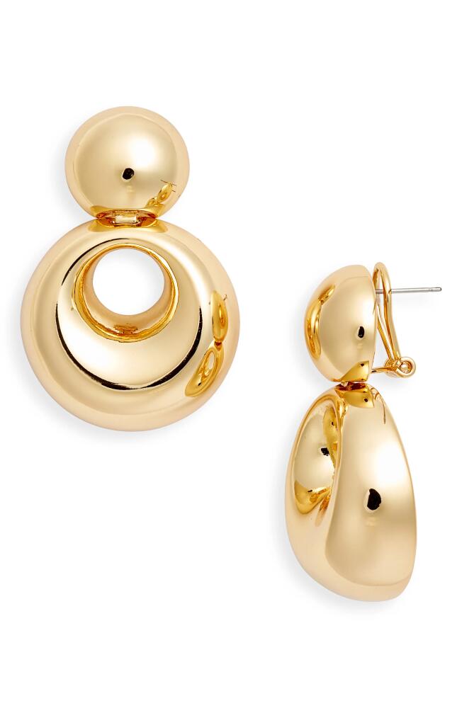 Lele Sadoughi Medallion Drop Earrings in Gold Cover