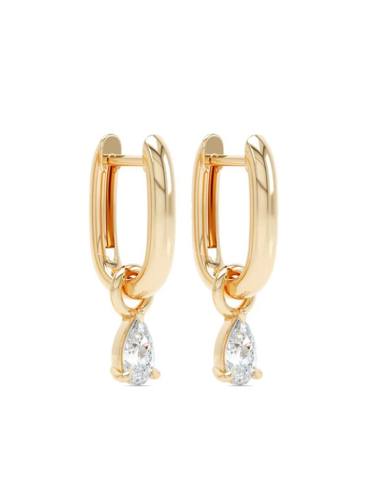 LOEV 14kt recycled yellow gold Allday hoop diamond earrings Cover