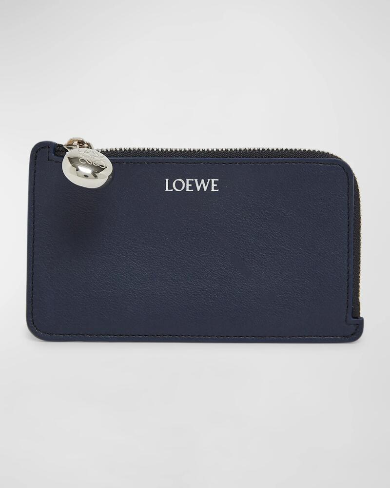 Loewe Pebble Zip Leather Card Holder Cover