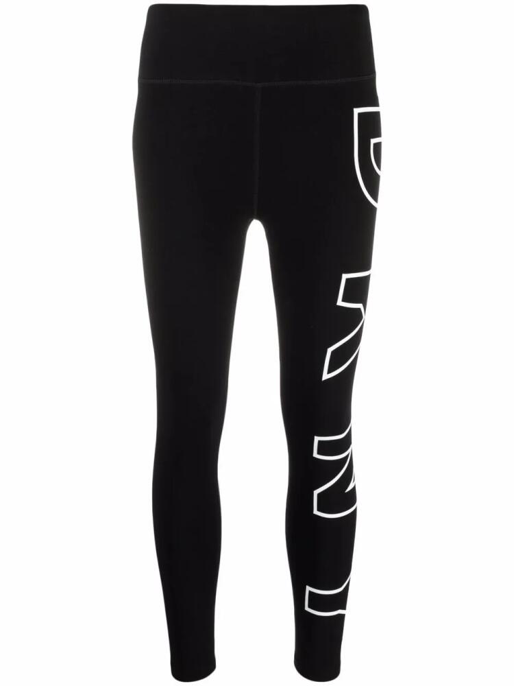 DKNY logo-print sports leggings - Black Cover