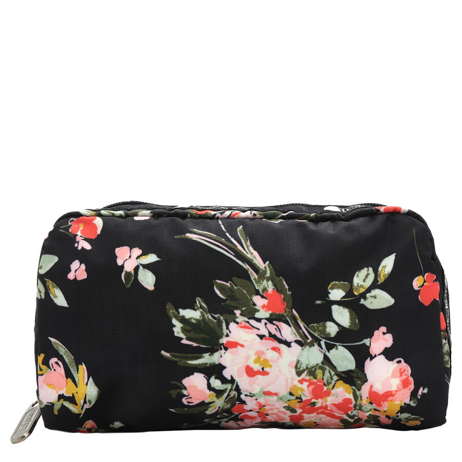 Le Sportsac Ladies Nylon Cosmetic Pouch In Garden Rose Cover