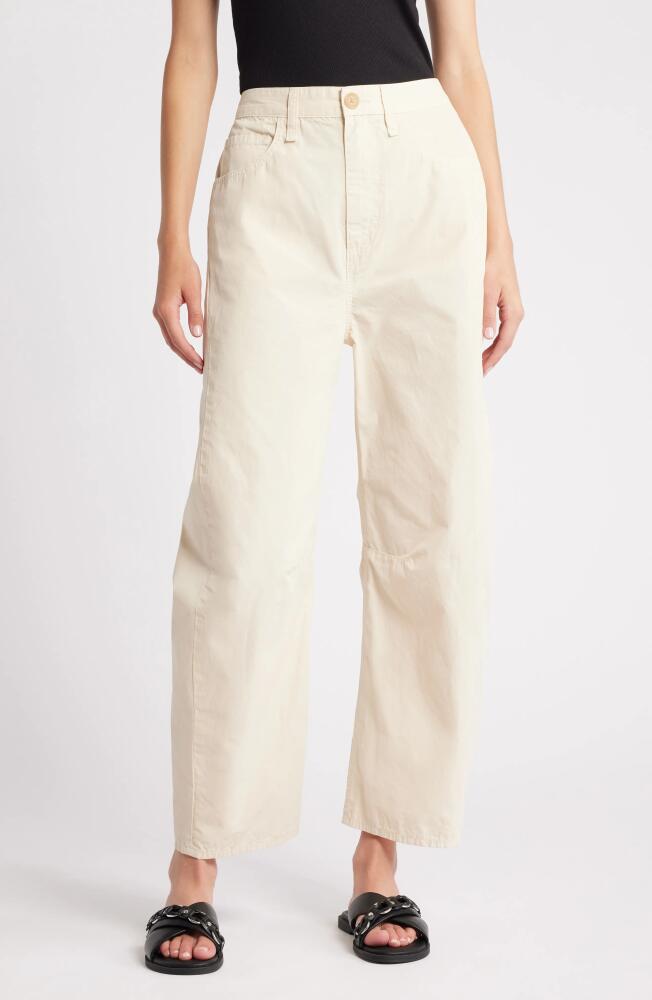 rag & bone Charlie Cotton Straight Leg Pants in Ivory Cover