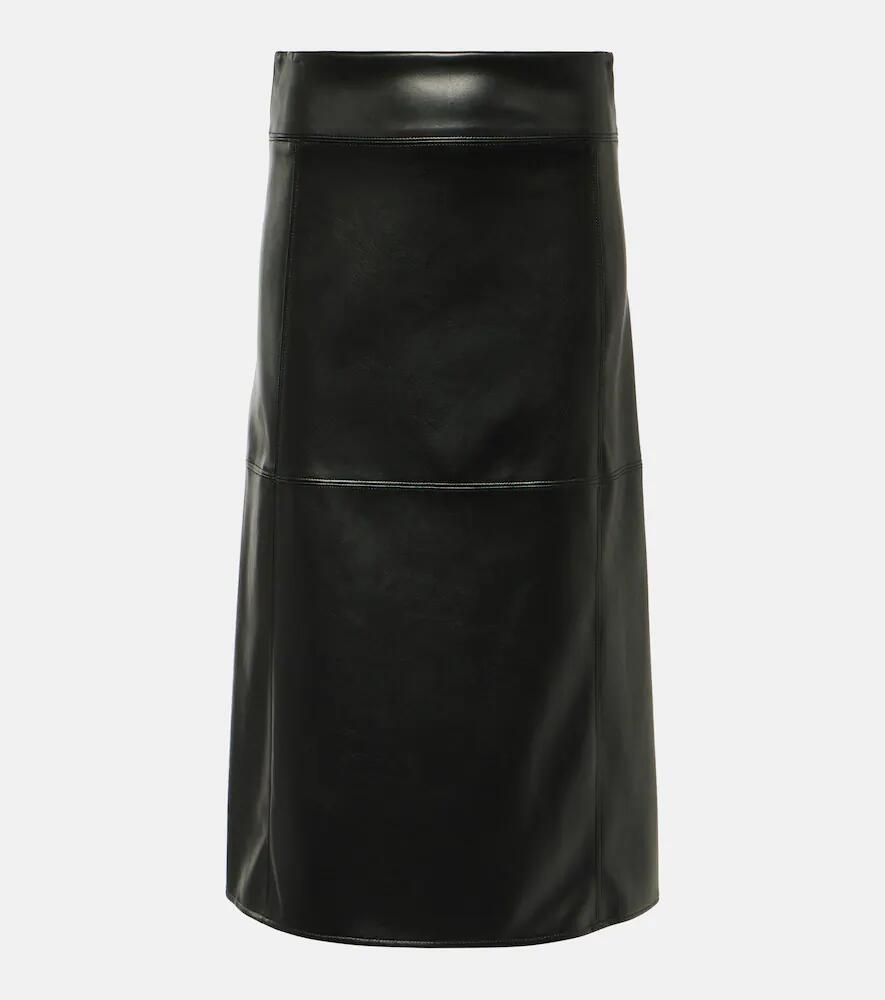 'S Max Mara Rimini faux leather midi skirt Cover