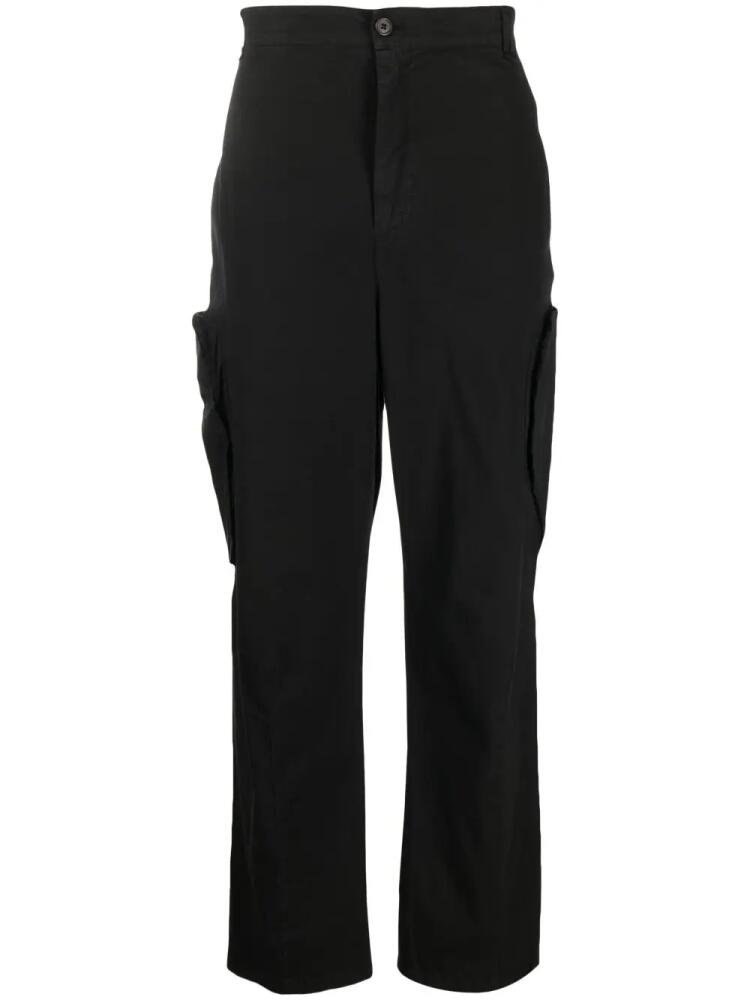 Henrik Vibskov straight-leg cotton cargo trousers - Black Cover