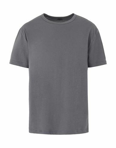 8 By Yoox Organic Cotton Basic S/sleeve T-shirt Man T-shirt Lead Organic cotton Cover