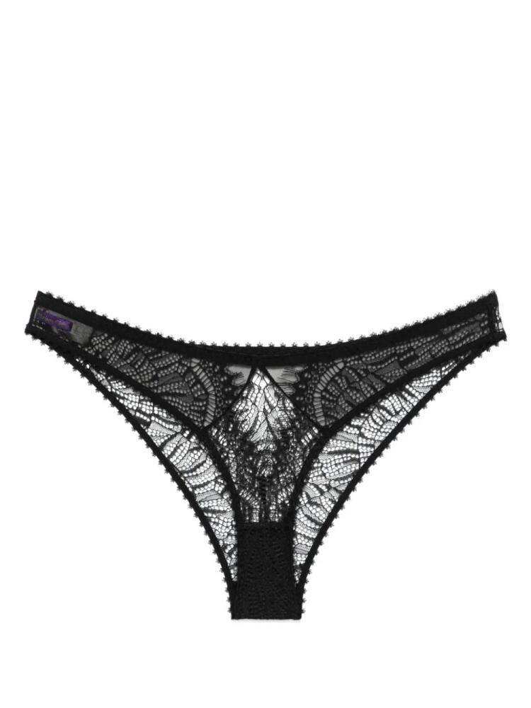 Maison Close Accroche Cœur panties - Black Cover