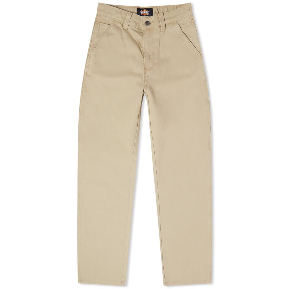 Dickies Women's Duck Canvas Pants in Stone Washed Desert Sand Cover