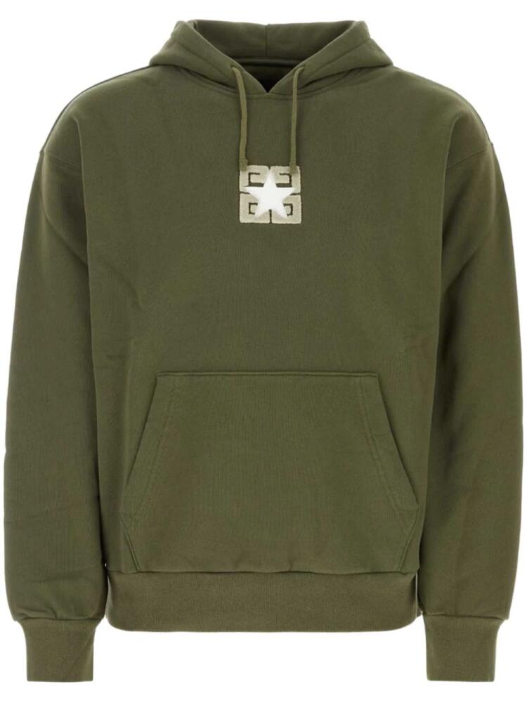 Givenchy Pouch-pocket hoodie - Green Cover