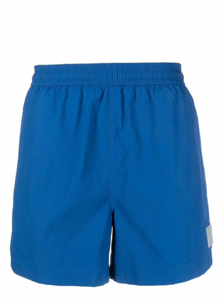 A-COLD-WALL* logo-patch swim shorts - Blue Cover