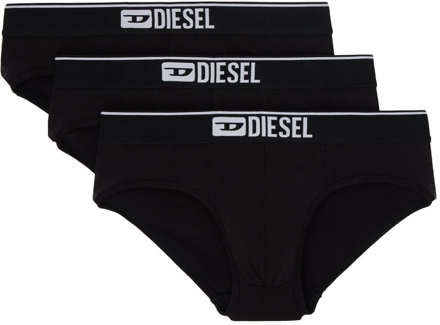 Diesel Three-Pack Black Umbr-Andre Briefs Cover