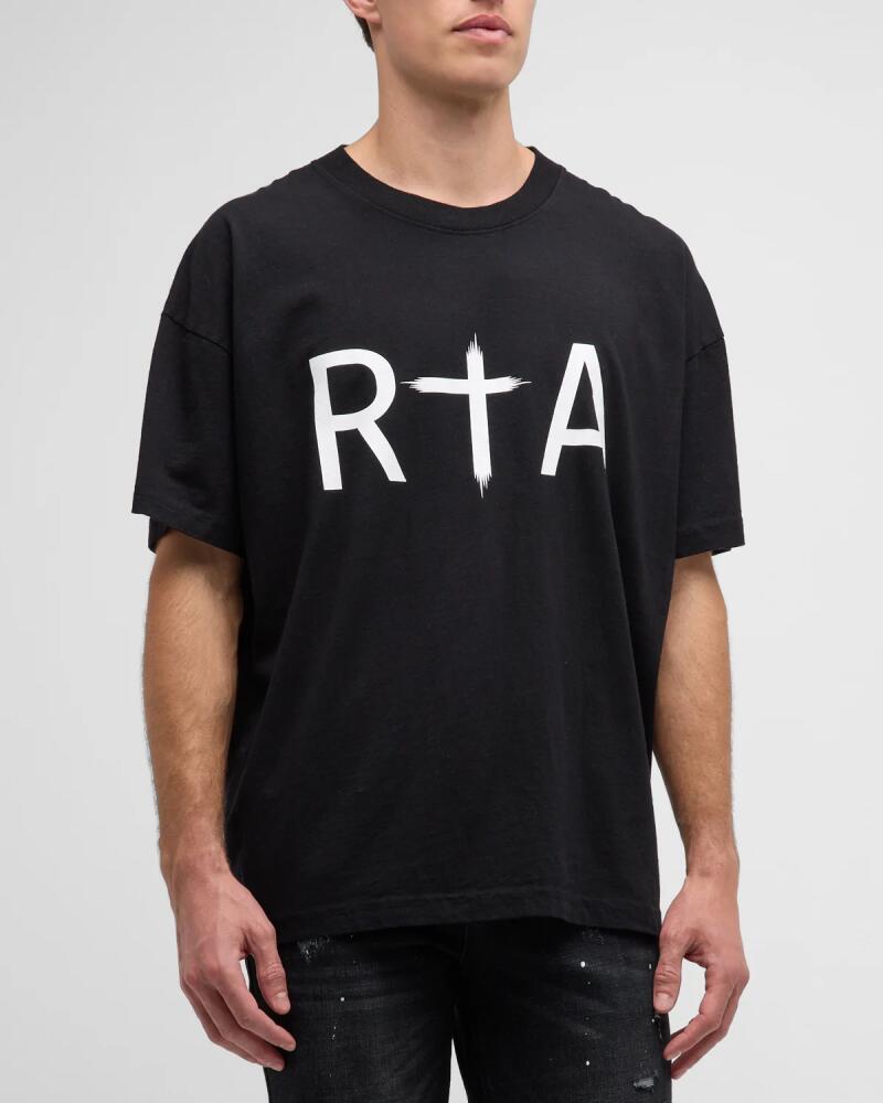 RTA Men's Liam Cross Logo T-Shirt Cover