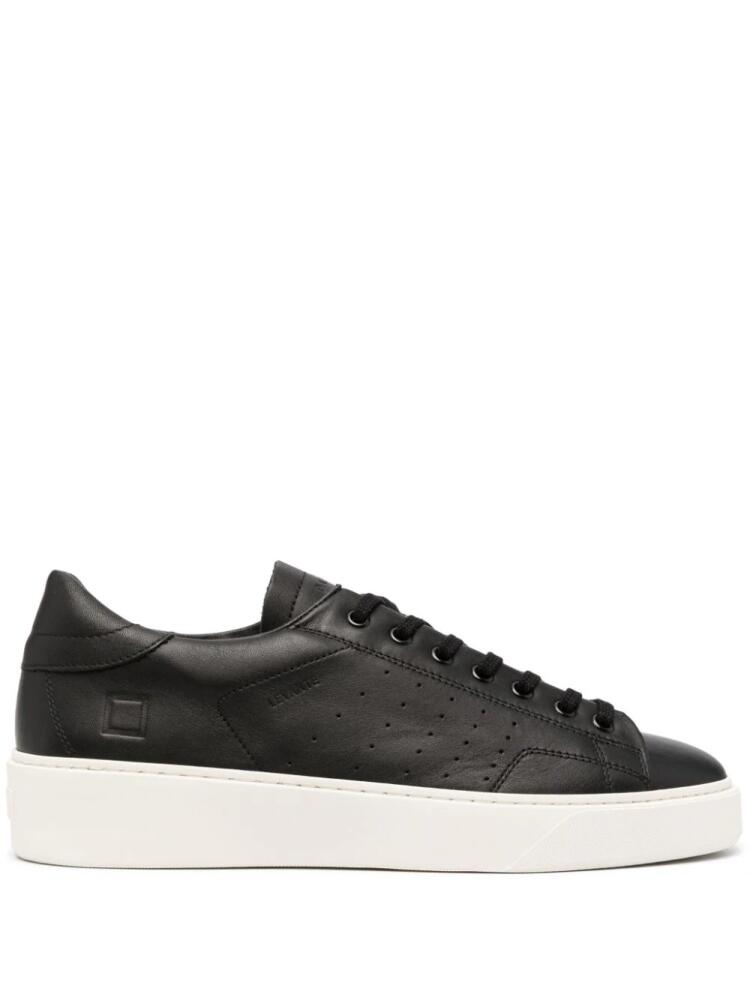 D.A.T.E. Levante leather low-top sneakers - Black Cover