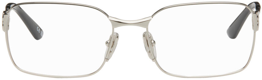 Balenciaga Silver Rectangular Glasses Cover