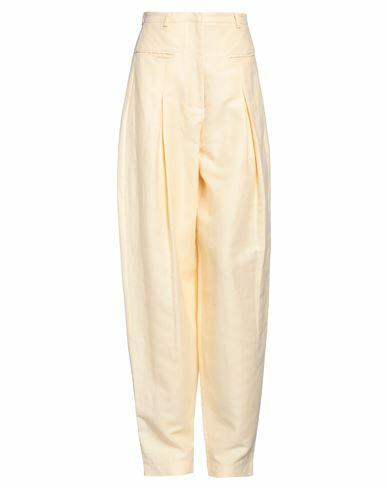 Patrizia Pepe Woman Pants Apricot Linen, Cotton Cover