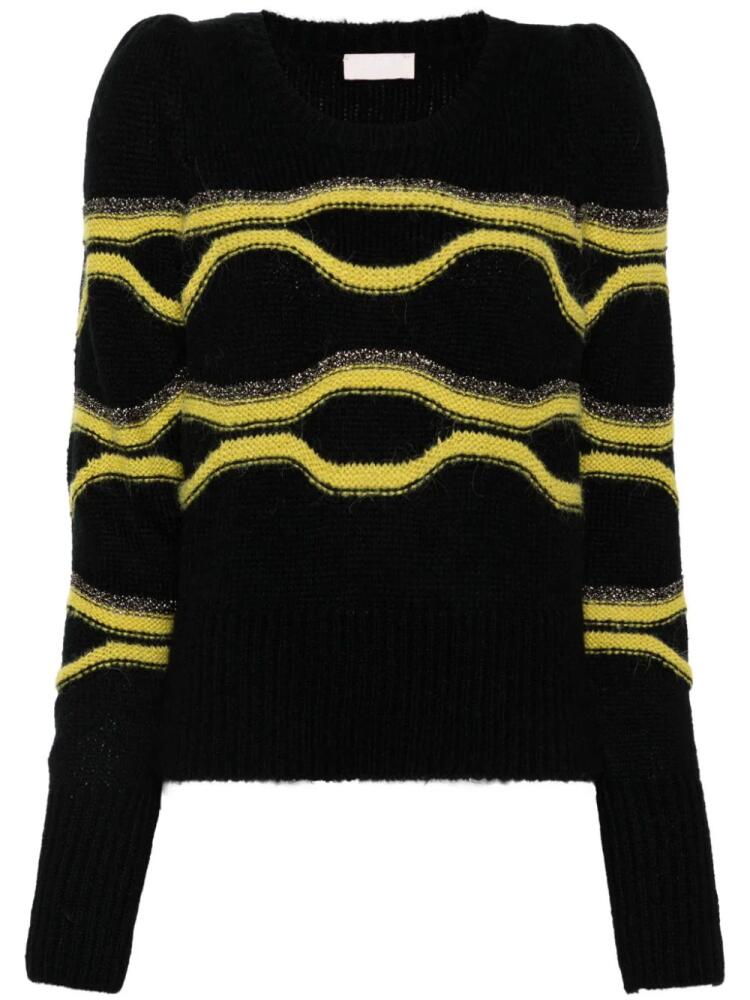 LIU JO intarsia-knit sweater - Black Cover