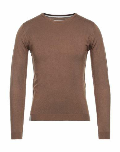 Fred Mello Man Sweater Camel Viscose, Nylon Cover