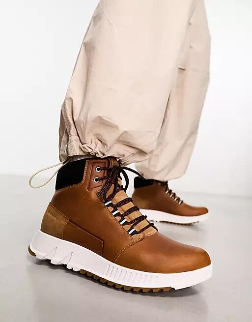 Sorel Mac Hill Lite Trace waterproof boots in tan-Brown Cover