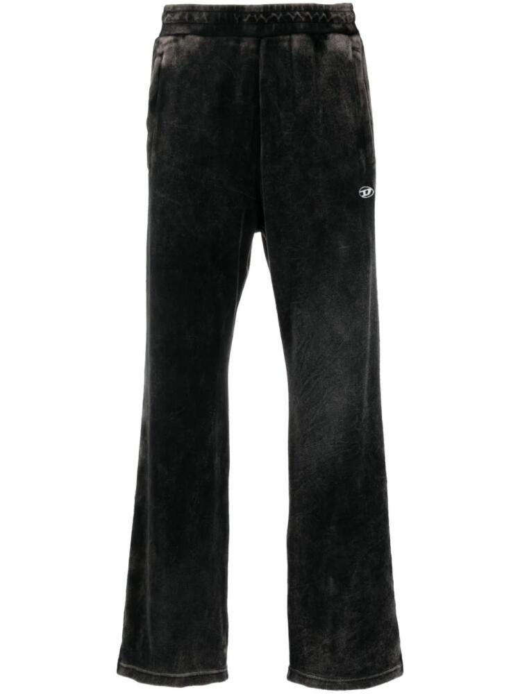 Diesel P-Zampband velvet track pants - Black Cover