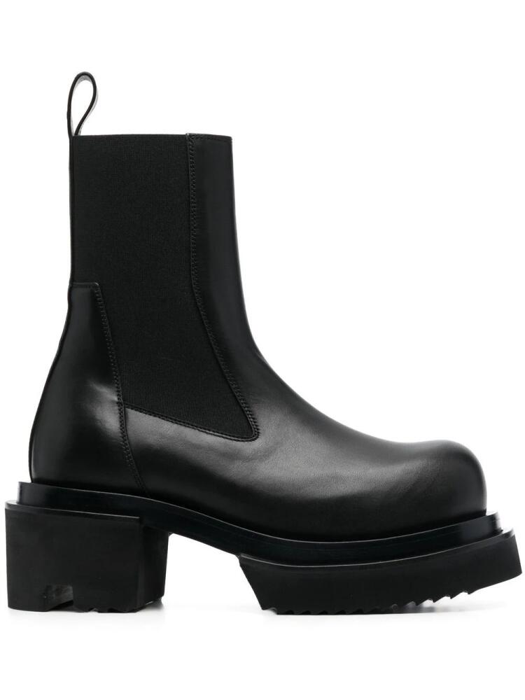 Rick Owens Beatle Bogun leather boots - Black Cover