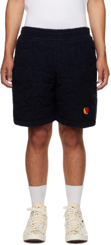 Sky High Farm Workwear Navy Quilted Shorts Cover