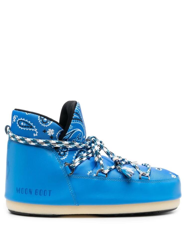 Alanui x Moon boot Full Moon Bandana ankle boots - Blue Cover