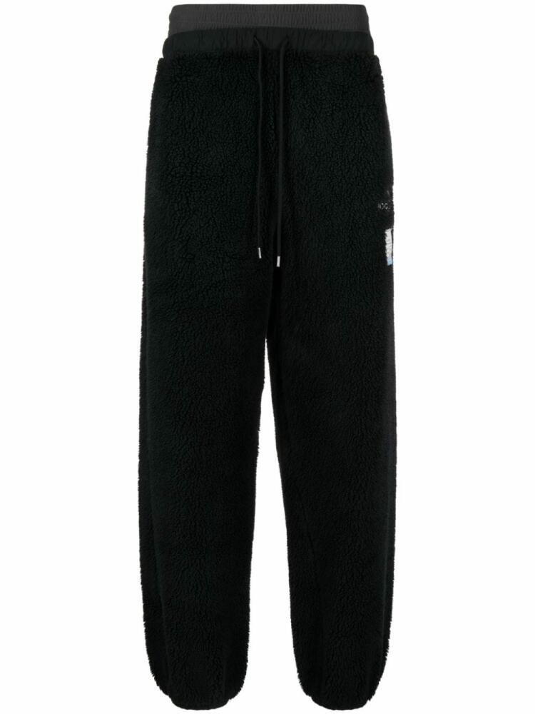 Maison MIHARA YASUHIRO layered-design track pants - Black Cover