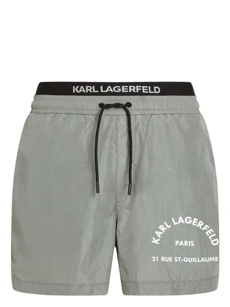 Karl Lagerfeld Rue St-Guillaume swim shorts - Grey Cover