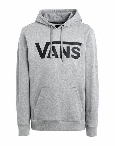 Vans Mn Vans Classic Po Hoodie Ii Man Sweatshirt Light grey Cotton, Polyester Cover