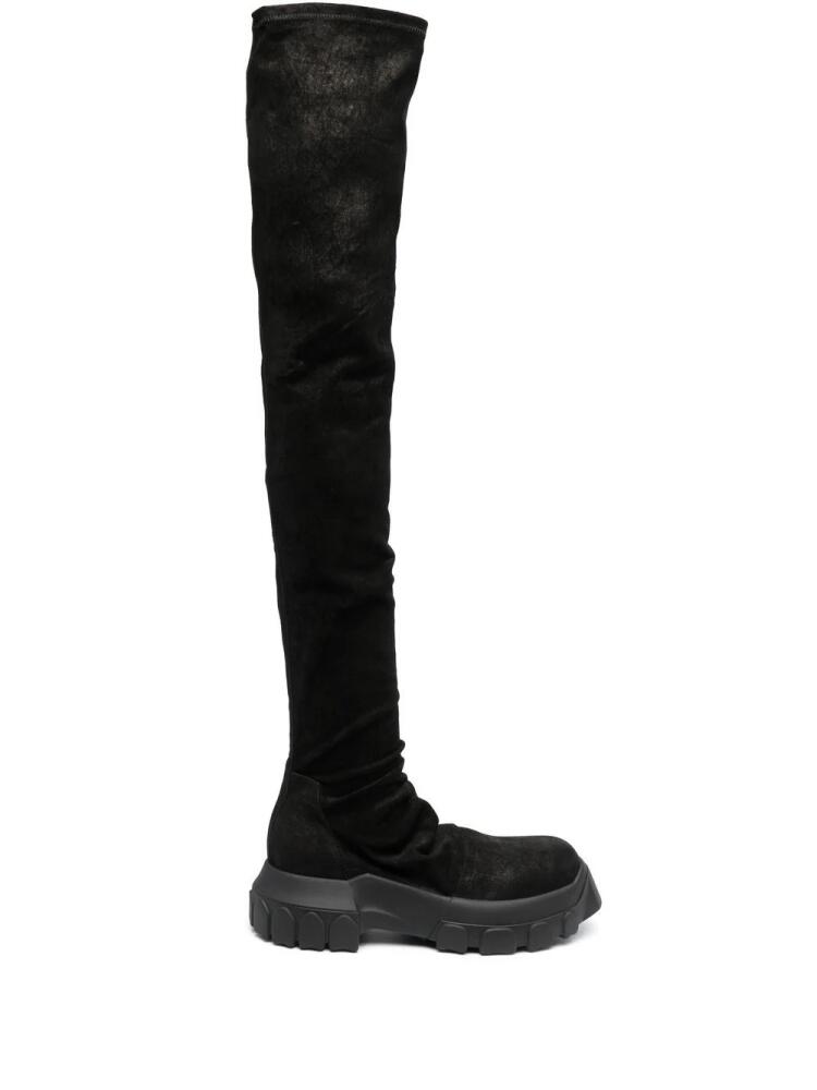 Rick Owens Bozo tractor stocking boots - Black Cover