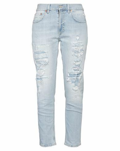 Dondup Woman Jeans Blue Cotton, Elastane Cover