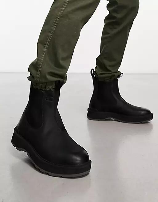 Sorel Hi-Line chelsea boots in black Cover