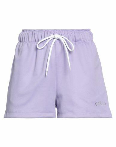 Gaëlle Paris Woman Shorts & Bermuda Shorts Lilac Polyester, Cotton Cover