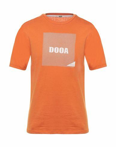 Dooa Man T-shirt Orange Cotton Cover