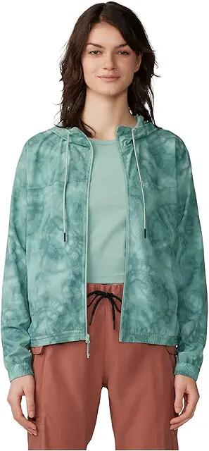 Mountain Hardwear Sunshadow Full Zip (Mineral Spring Spore Dye Print) Women's Clothing Cover