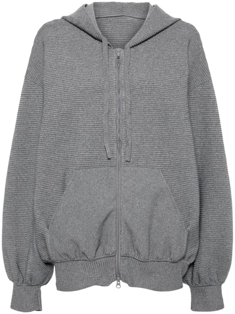 JNBY knitted hooded cardigan - Grey Cover