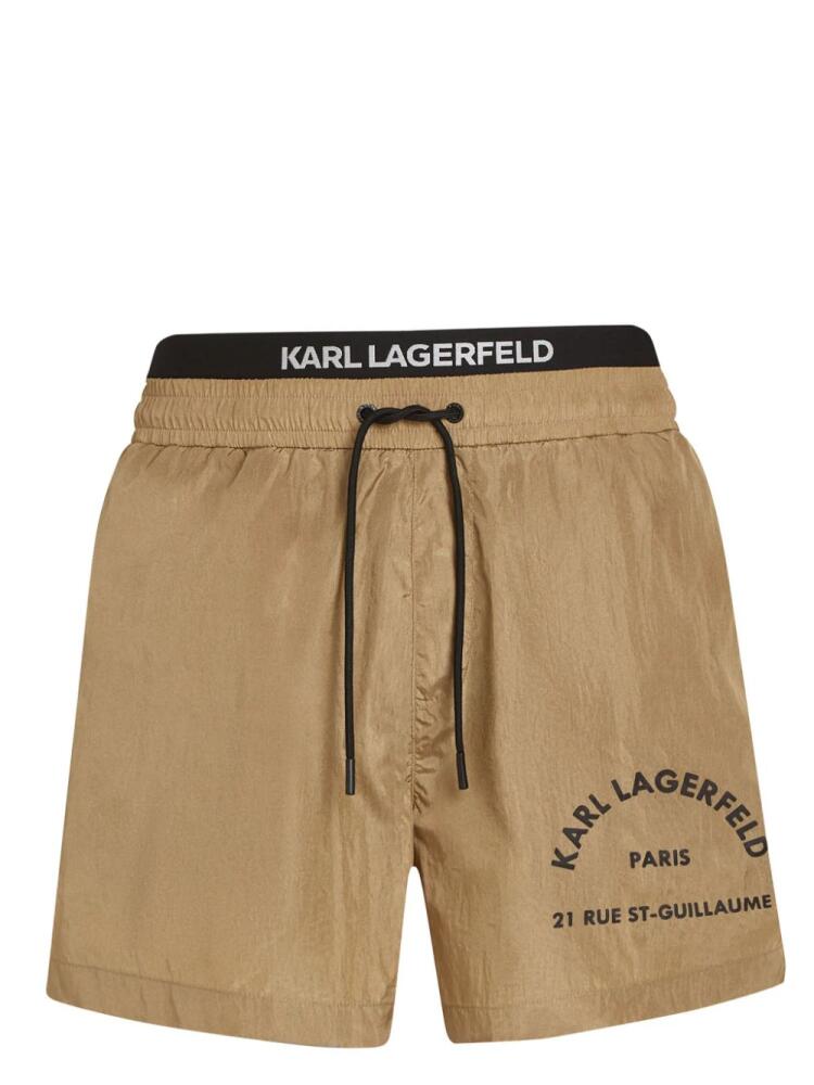 Karl Lagerfeld Rue St-Guillaume swim shorts - Brown Cover