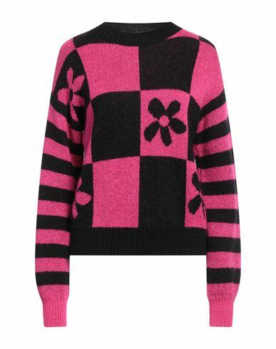 Kontatto Woman Sweater Fuchsia Acrylic, Mohair wool, Polyamide Cover