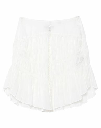 Isabel Marant Woman Midi skirt White Ramie Cover