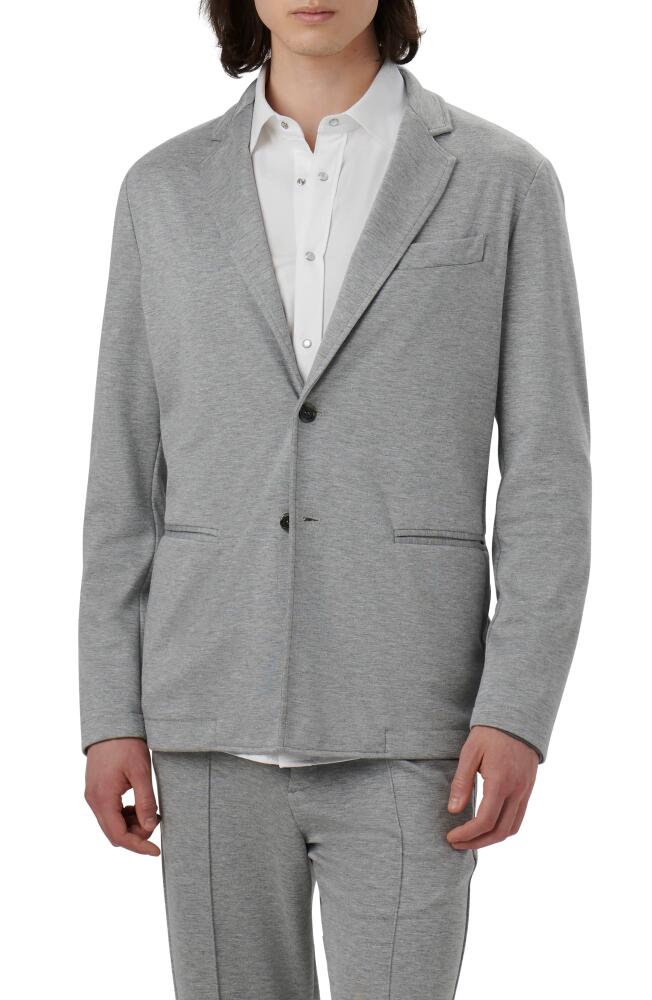 Bugatchi Knit Blazer in Zinc Cover