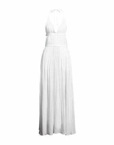 Loewe Woman Maxi dress White Polyester Cover