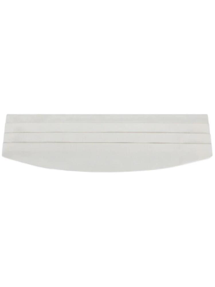 Dolce & Gabbana pleated silk cummerbund - White Cover