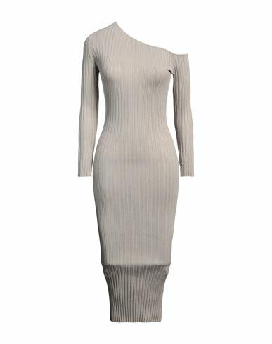 Vicolo Woman Midi dress Beige Viscose, Polyester Cover