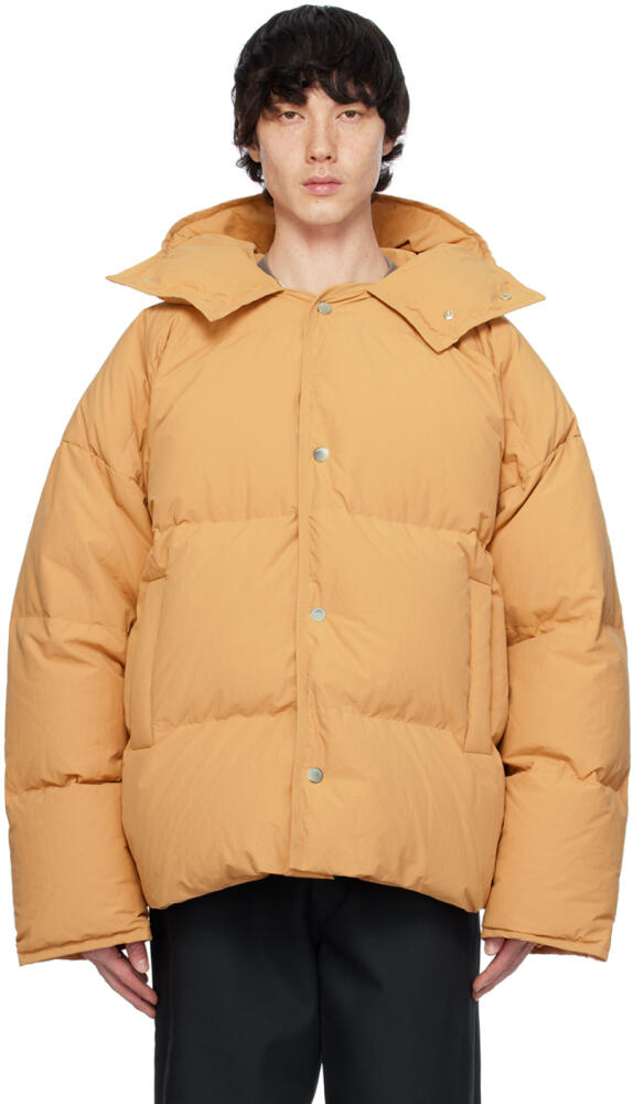 Nanushka Orange Jolyn Down Jacket Cover