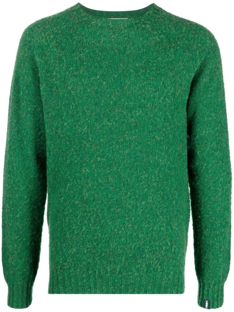 Mackintosh HUTCHINS wool crew-neck jumper - Green Cover